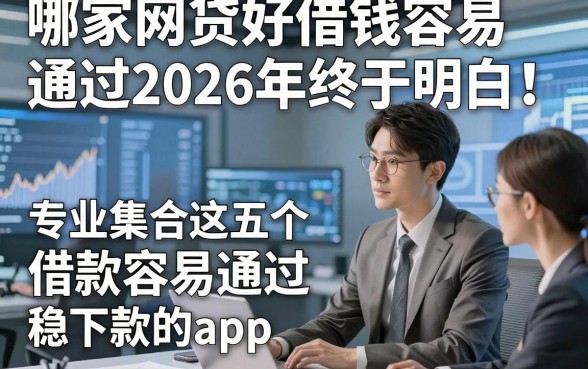 哪家网贷好借钱容易通过2026年终于明白！专业集合这五个借款容易通过稳下款的app