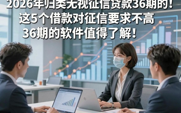 2026年归类无视征信贷款36期的！这5个借款对征信要求不高36期的软件值得了解