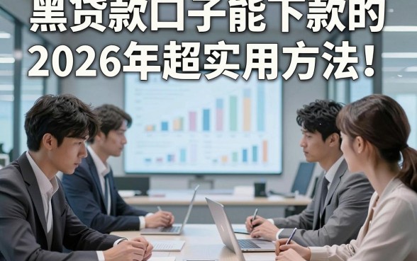 黑贷款口子能下款的2026年超实用方法！本文融合五个黑借钱口子好下款的软件
