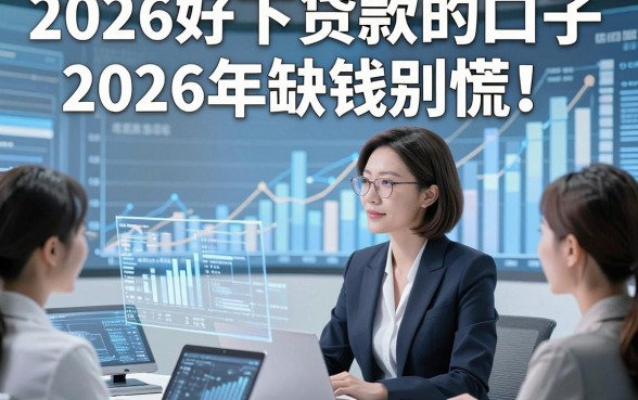 2026好下贷款的口子2026年缺钱别慌！本篇陈列五个2026借款的口子对要求不高