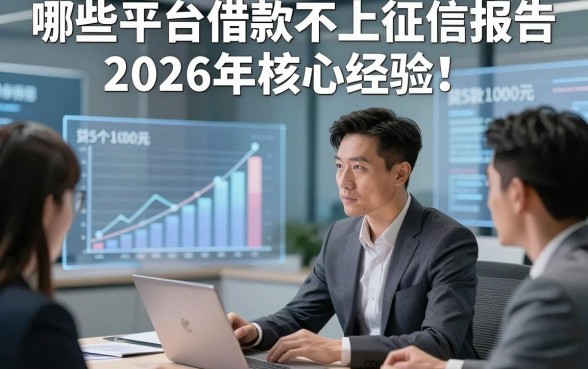 哪些平台借款不上征信报告2026年核心经验！分享​这5个贷款1000元对征信要求不高口子