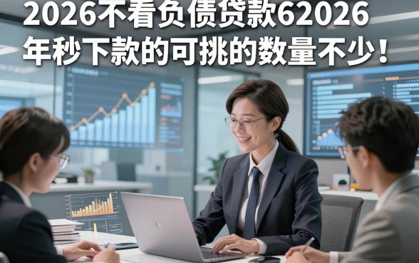 2026不看负债贷款62026年秒下款的可挑的数量不少！，今天详细清点​这5个借钱软件！
