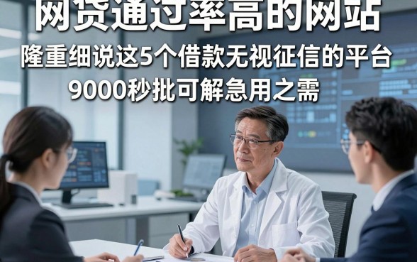 网贷通过率高的网站，隆重细说这5个借款无视征信的平台9000秒批可解急用之需