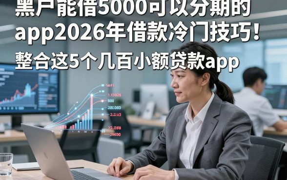 黑户能借5000可以分期的app2026年借款冷门技巧！整合这5个几百小额贷款app