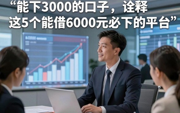 能下3000的口子，诠释这5个能借6000元必下的平台
