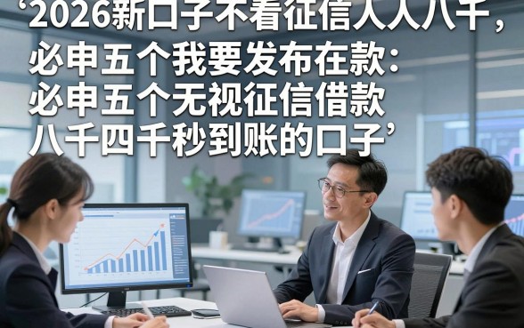 2026新口子不看征信人人八千，必申五个无视征信借款八千四千秒到账的口子
