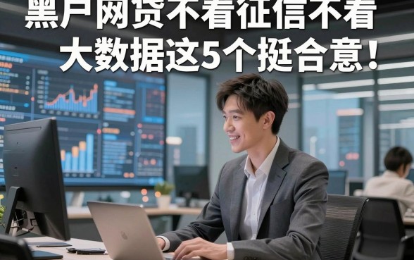 黑户网贷不看征信不看大数据这5个挺合意！本文为您精心深挖！