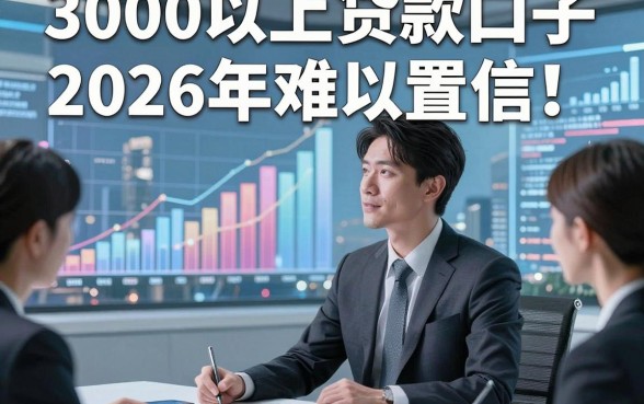 3000以上贷款口子2026年难以置信！解析5个借款6000对资质要求不高口子