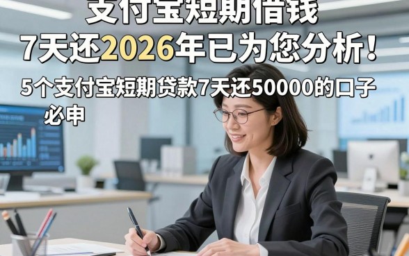 支付宝短期借钱 7天还2026年已为您分析！必申​5个支付宝短期贷款7天还50000的口子