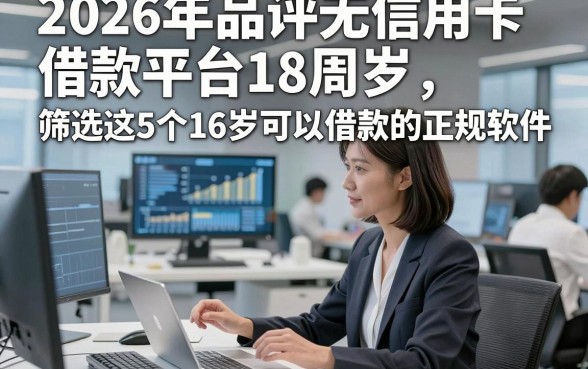 2026年品评无信用卡借款平台18周岁，筛选这5个16岁可以借款的正规软件