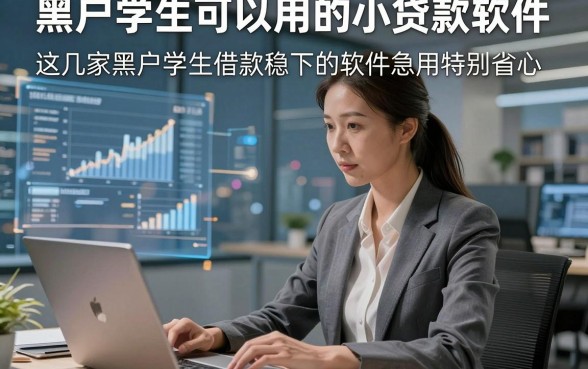 黑户学生可以用的小贷款软件，这几家黑户学生借款稳下的软件急用特别省心