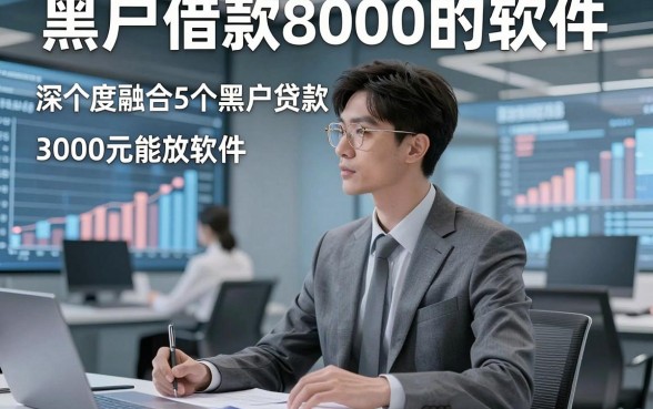 黑户借款8000的软件，深度融合5个黑户贷款3000元能放款的软件