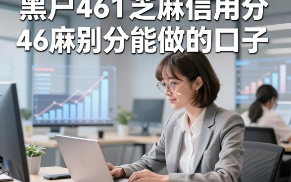 黑户461芝麻信用分能做的口子，这五个黑户461芝麻分借钱3000的口子优选之选