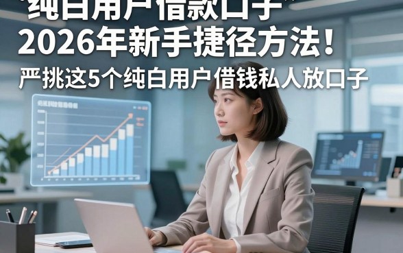 纯白用户借款口子2026年新手捷径方法！严挑这5个纯白用户借钱私人放款口子