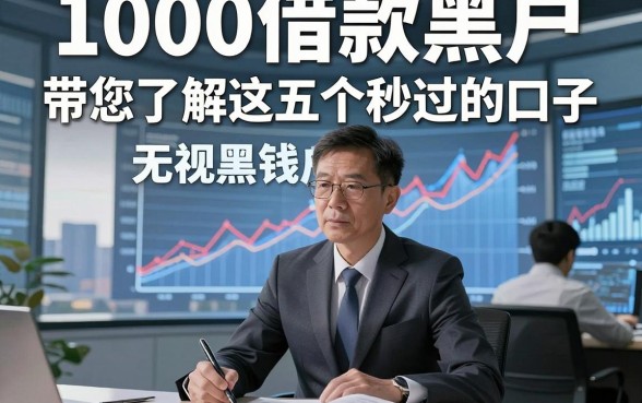 1000借款黑户，带您了解这五个无视黑户借钱秒过的口子