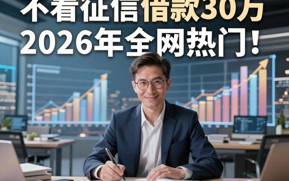 不看征信借款30万2026年全网热门！本文为您详细诠释！