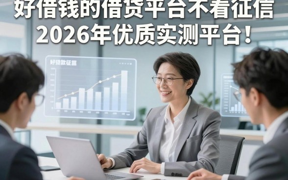 好借钱的借贷平台不看征信2026年优质实测平台！带您列举5个好贷款的私人放款对征信要求不高口子