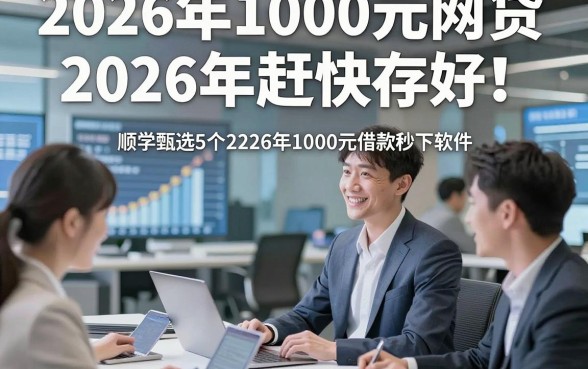 2026年1000元网贷2026年赶快存好！顺便甄选5个2026年1000元借款秒下软件