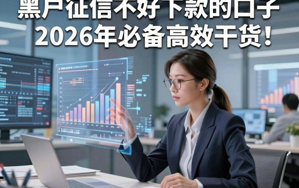 黑户征信不好下款的口子2026年必备高效干货！本文为您详细探寻！