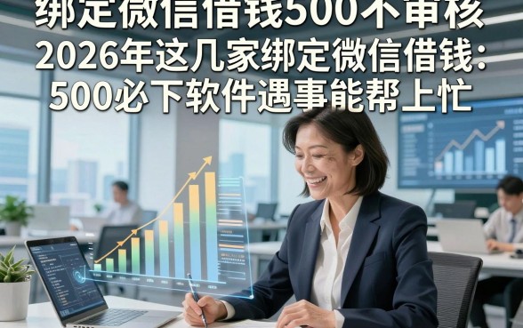 绑定微信借钱500不审核，2026年这几家绑定微信借钱500必下软件遇事能帮上忙