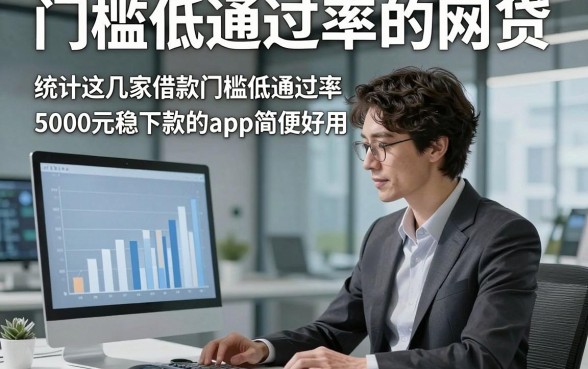 门槛低通过率的网贷，统计这几家借款门槛低通过率5000元稳下款的app简便好用