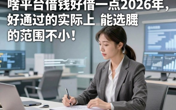 啥平台借钱好借一点2026年好通过的实际上能选的范围不小！，今天深度解说这5个借款app！