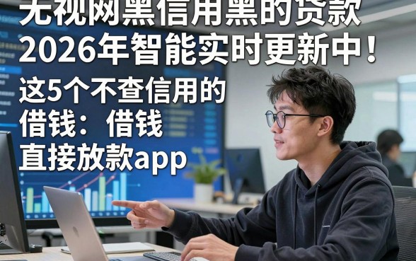 无视网黑信用黑的贷款2026年智能实时更新中！这5个不查信用的借钱直接放款app界面好操作