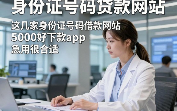 身份证号码贷款网站，这几家身份证号码借款网站5000好下款app急用很合适
