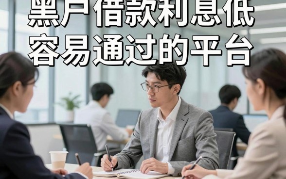 黑户借款利息低容易通过的平台，专业揭示五个黑户贷款利息低对征信要求不高口子