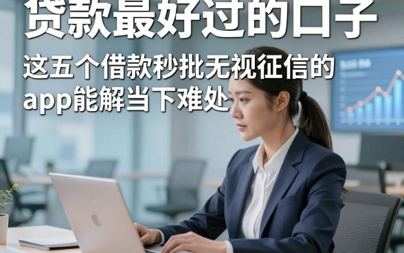 贷款最好过的口子，这五个借款秒批无视征信的app能解当下难处