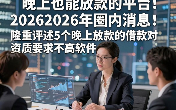 晚上也能放款的平台20262026年圈内消息！隆重评述5个晚上放款的借款对资质要求不高软件