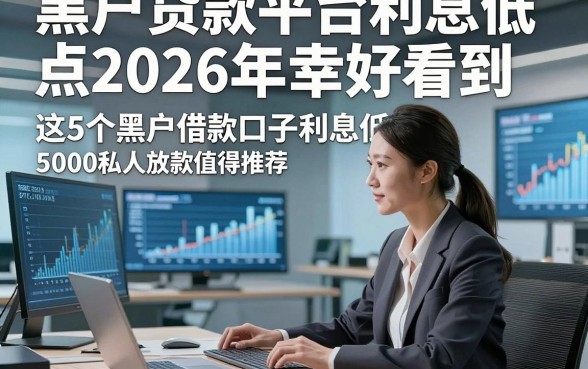 黑户贷款平台利息低点2026年幸好看到，这5个黑户借款口子利息低点5000私人放款值得推荐
