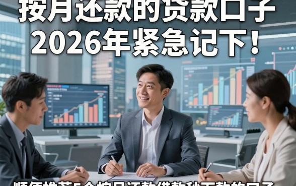 按月还款的贷款口子2026年紧急记下！顺便推荐5个按月还款借款秒下款的口子