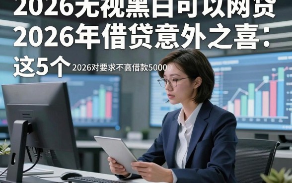 2026无视黑白可以网贷,2026年借贷意外之喜这5个2026对黑白要求不高借款5000元口子