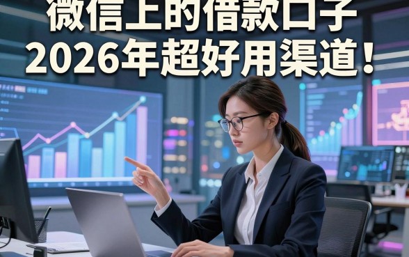 微信上的借款口子2026年超好用渠道！本文为您全面清点！