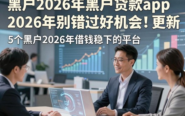 黑户2026年黑户贷款app2026年别错过好机会！更新​5个黑户2026年借钱稳下的平台