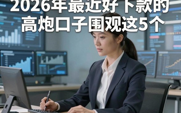 2026年最近好下款的高炮口子围观这5个​，本文为您详细探寻！
