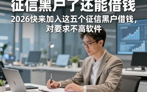 征信黑户了还能借钱，2026快来加入这五个征信黑户借钱对要求不高软件