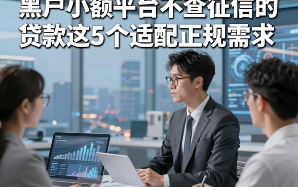 黑户小额平台不查征信的贷款这5个适配正规需求，本篇为您隆重揭秘！
