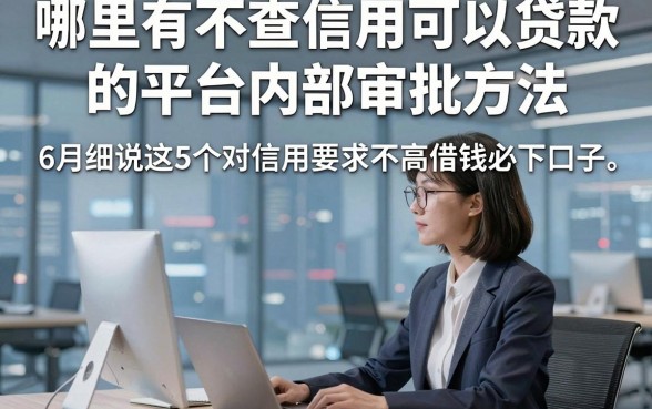 哪里有不查信用可以贷款的平台内部审批方法，6月细说这5个对信用要求不高借钱必下口子