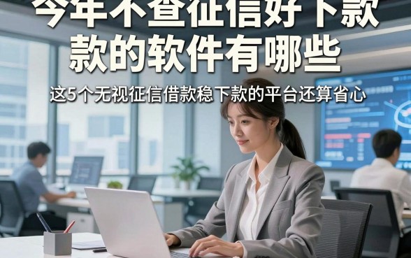 今年不查征信好下款的软件有哪些，这5个无视征信借款稳下款的平台还算省心