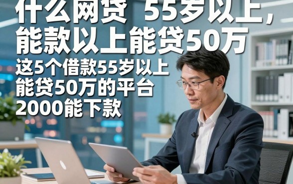 什么网贷55岁以上能贷50万，专业评析这5个借款55岁以上能贷50万的平台2000能下款