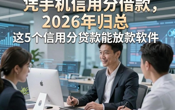 凭手机信用分借款，2026年归总​这5个信用分贷款能放款软件