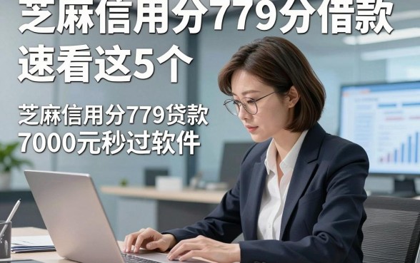 芝麻信用分779分借款，速看这5个​芝麻信用分779贷款7000元秒过软件