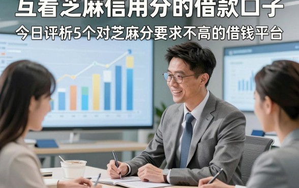 互看芝麻信用分的借款口子，今日评析5个对芝麻分要求不高的借钱平台