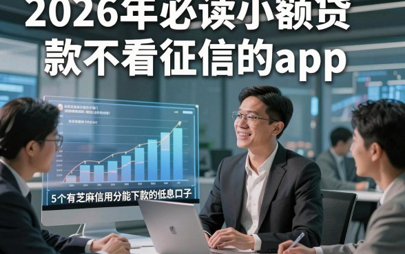 2026年必读小额贷款不看征信的app，归纳​这5个有芝麻信用分能下款的低息口子