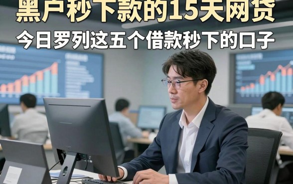 黑户秒下款的15天网贷，今日罗列这五个借款秒下的口子