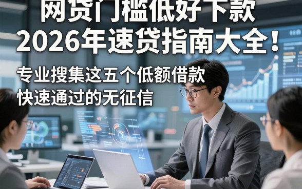 网贷门槛低好下款2026年速贷指南大全！专业搜集这五个低额借款 快速通过的无征信