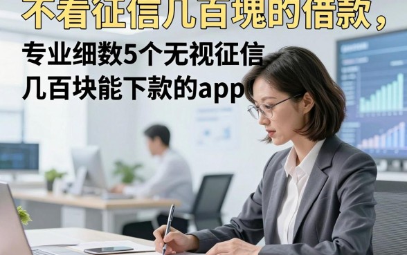 不看征信几百塊的借款，专业细数5个无视征信几百块能下款的app