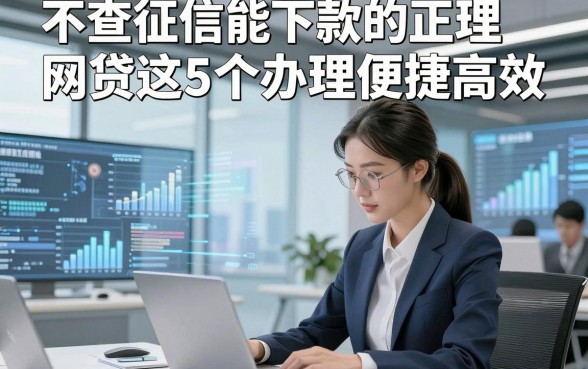 不查征信能下款的正规网贷这5个办理便捷高效，本文为您精心归类！